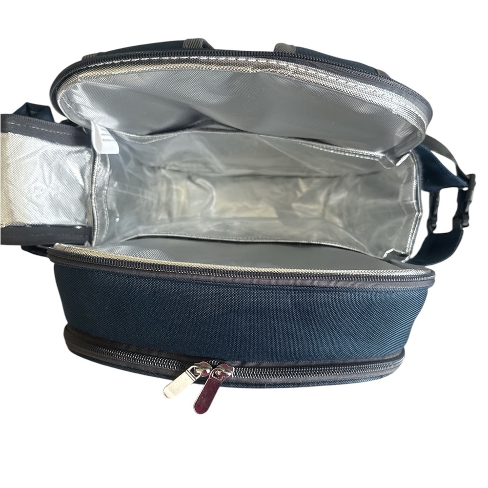 Sunflora Picnic Bagpack Set for 4 People in Navy Blue - Picture 4 of 10